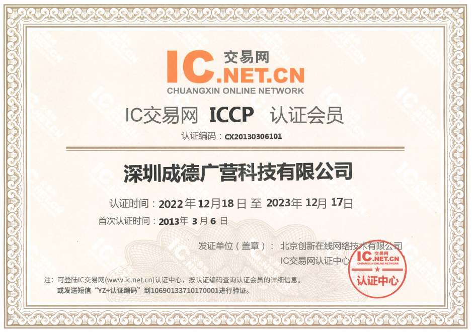 2022年-2023年ICCP认证会员